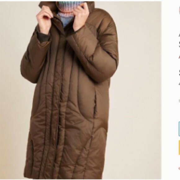 ANTHROPOLOGIE | Pascua Puffer Coat Oversized Quilted Down Coat - Picture 15 of 15
